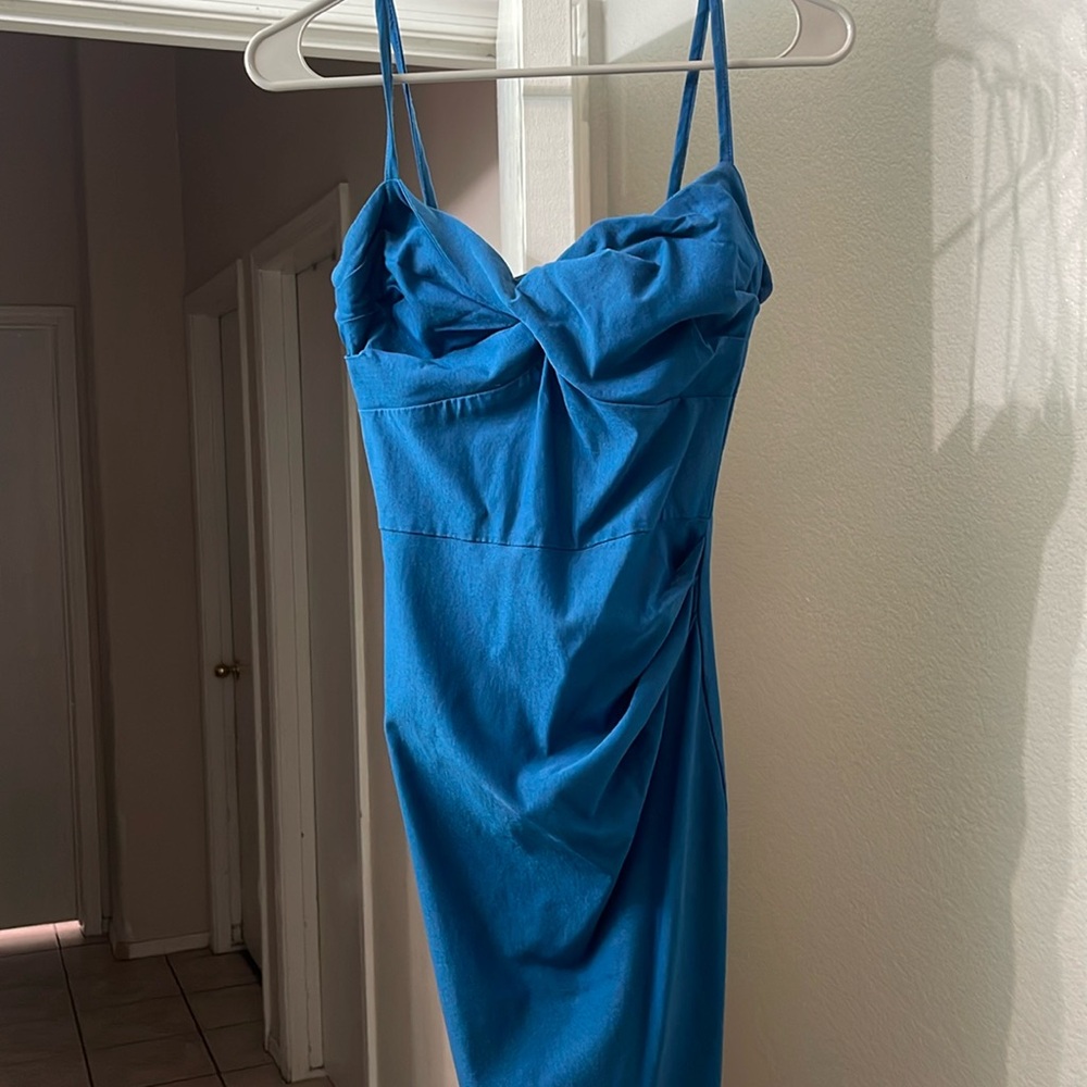 Teal Million Dollar baby Dress.
